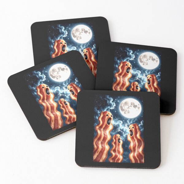 Item preview, Moon Howling Bacon Slices Comedy designed and sold by elderberry.