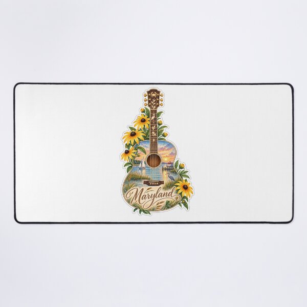 Item preview, Maryland Chesapeake Bay Guitar designed and sold by Whimspired By Paxx.