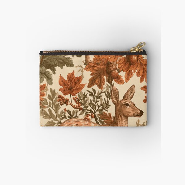 Item preview, Vintage Autumn Deer Woodland Forest Fawn Art designed and sold by NicolasGlowArt.