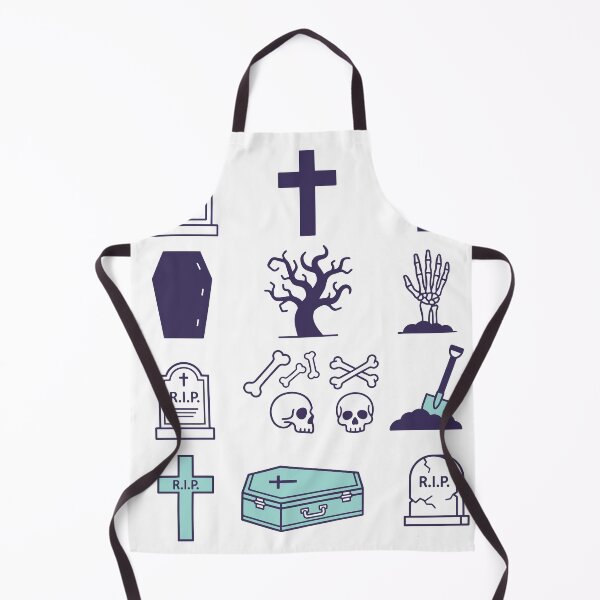 Item preview, Spooky Graveyard Elements Flat Vector Illustration Set designed and sold by NUSA NIPA.