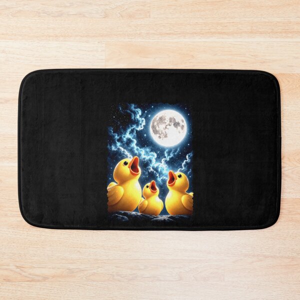 Item preview, Moon Howling Rubber Duck Trio designed and sold by elderberry.
