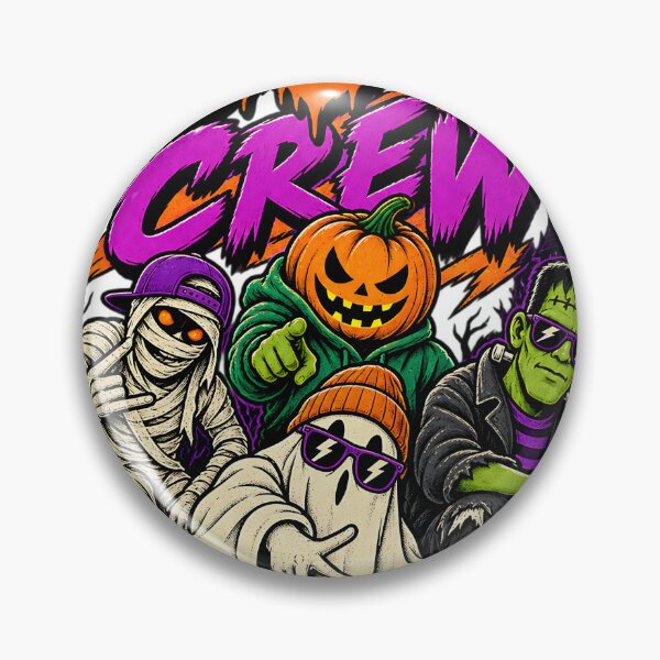 Item preview, Halloween Boo Crew Scaring for the Season designed and sold by SpectacledBoi.
