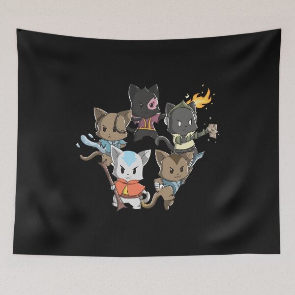 Item preview, Chibi Elemental Cat Masters designed and sold by Taraerrell.