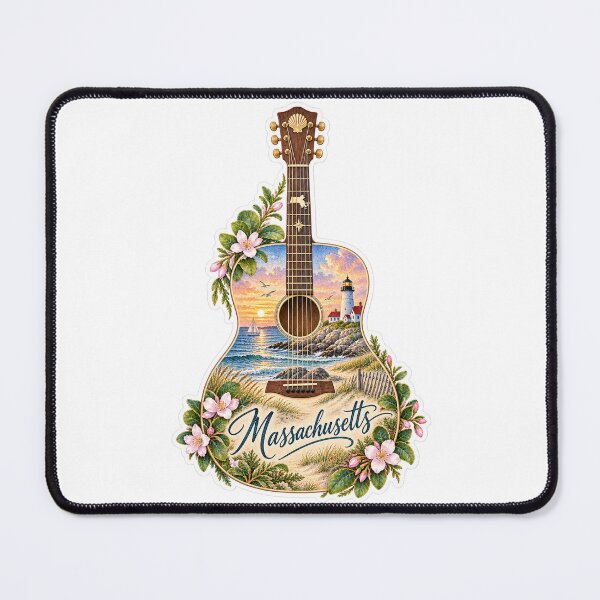 Item preview, Massachusetts New England Coast Guitar designed and sold by Whimspired By Paxx.