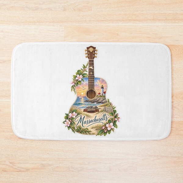Item preview, Massachusetts New England Coast Guitar designed and sold by Whimspired By Paxx.