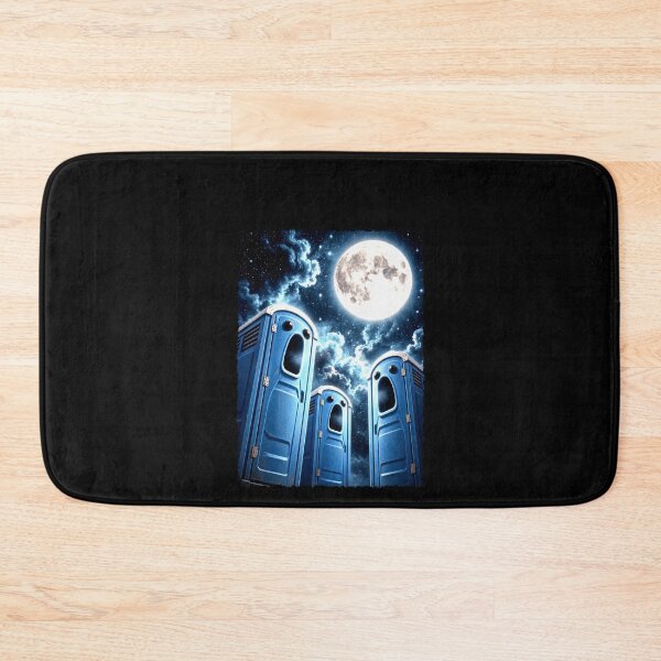 Item preview, Portable Toilets Howling Beneath a Full Moon designed and sold by elderberry.