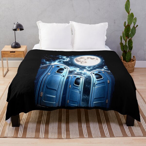Item preview, Portable Toilets Howling Beneath a Full Moon designed and sold by elderberry.