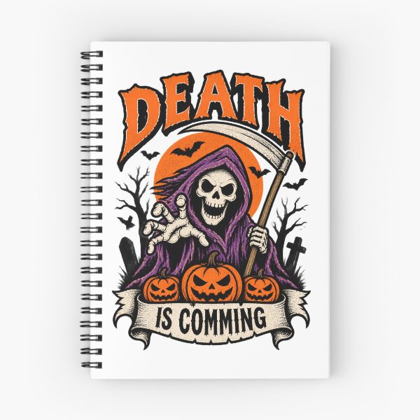 Item preview, Dark and Edgy Death Is Coming Illustration with Gothic Vibes designed and sold by nilakastrati04.