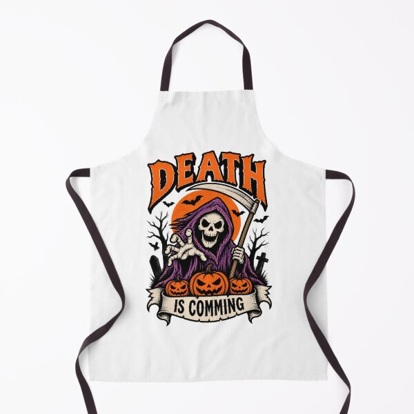 Item preview, Dark and Edgy Death Is Coming Illustration with Gothic Vibes designed and sold by nilakastrati04.