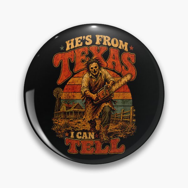 Item preview, Hes From Texas I Can Tell Funny Halloween Skeleton Horror designed and sold by kevinwhitenan.