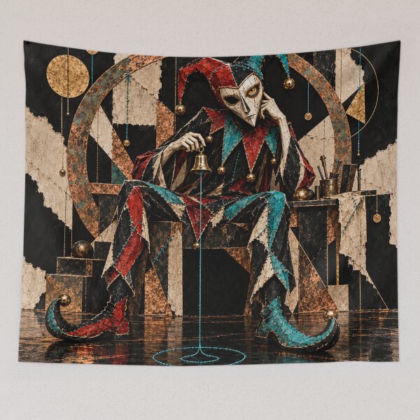 Item preview, Harlequin Rings the Midnight Bell designed and sold by Qenlo.