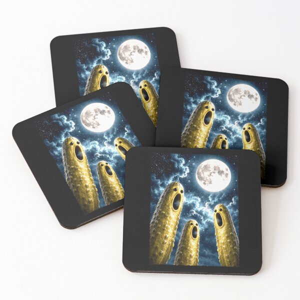 Item preview, Surreal Howling Pickles Under a Full Moon designed and sold by elderberry.