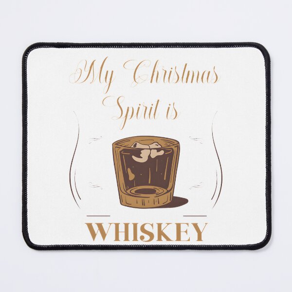 Item preview, My Christmas Spirit Is Whiskey Holiday Funny Drinking Alcohol Design designed and sold by SimoStore.