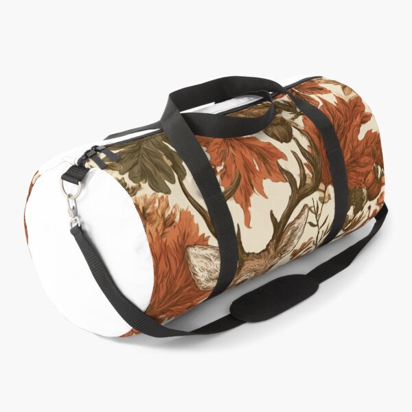 Item preview, Vintage Autumn Deer Forest Woodland Pattern designed and sold by NicolasGlowArt.
