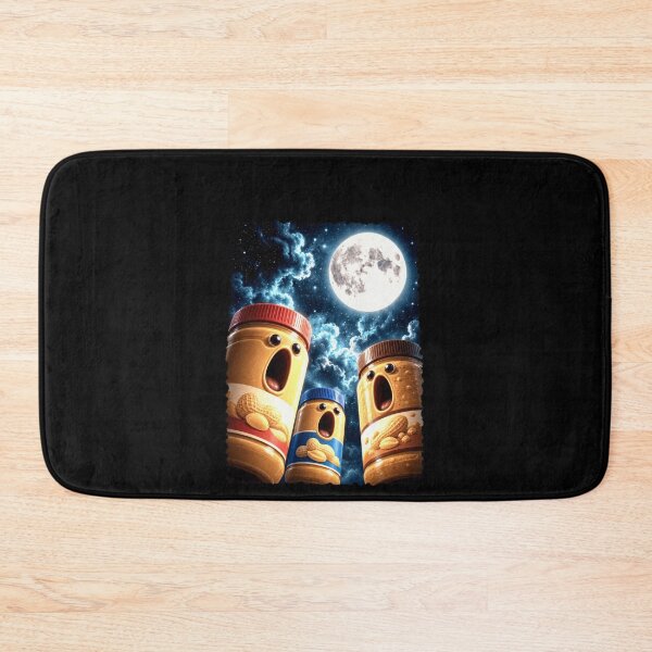 Item preview, Surreal Peanut Butter Jars Under a Full Moon designed and sold by elderberry.