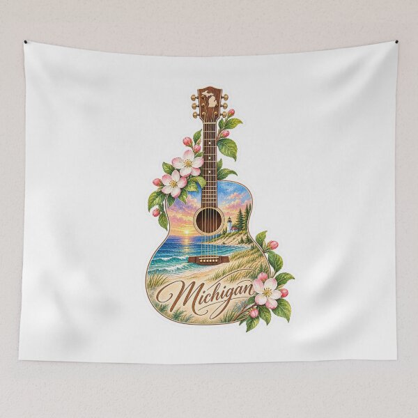 Item preview, Michigan Great Lakes Guitar designed and sold by Whimspired By Paxx.