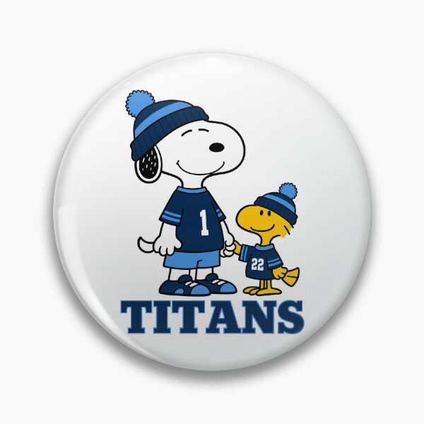 Item preview, Snoopy & Woodstock Tennessee Titans Football Retro F193 designed and sold by GLUVY-THEME.