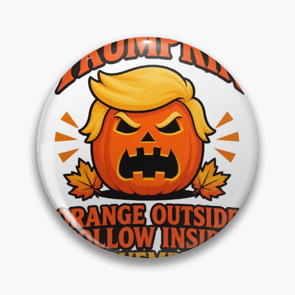 Item preview, Trumpkin Pumpkin Halloween November Funny Hollow Orange Design designed and sold by nilakastrati04.