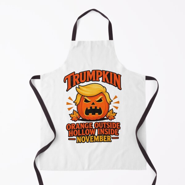 Item preview, Trumpkin Pumpkin Halloween November Funny Hollow Orange Design designed and sold by nilakastrati04.