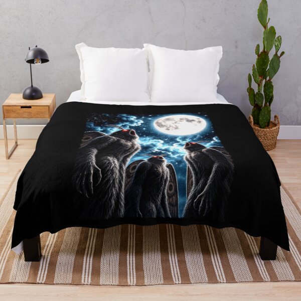 Item preview, Mothman Creatures Beneath the Full Moon designed and sold by elderberry.