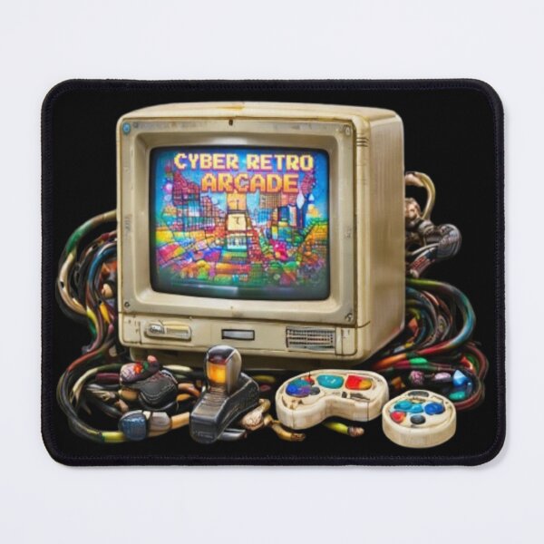 Item preview, Cyber Retro Arcade TV Gaming Console Vintage Aesthetic designed and sold by FABIOLA1970.