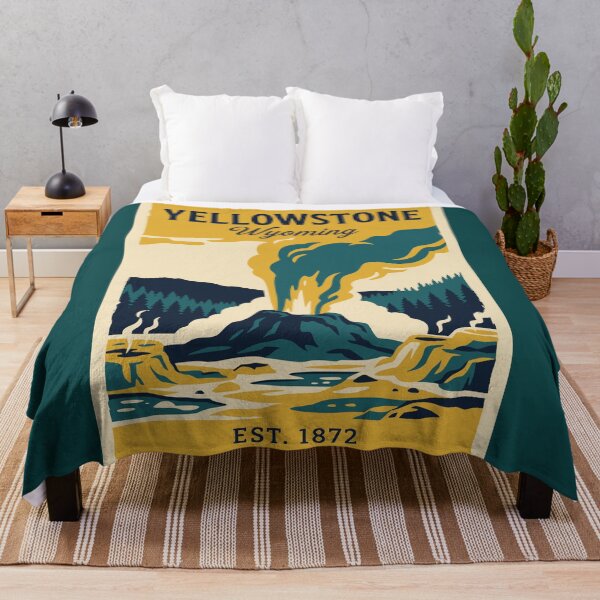 Item preview, Vintage Yellowstone Wyoming Geyser designed and sold by Travelpeak.