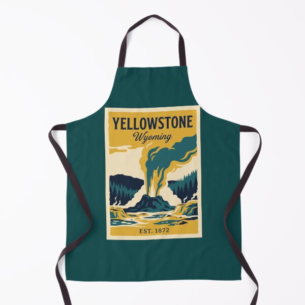 Item preview, Vintage Yellowstone Wyoming Geyser designed and sold by Travelpeak.