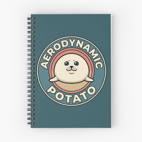 Item preview, Aerodynamic Potato Funny Chubby Seal Badge designed and sold by DripCultureLab.