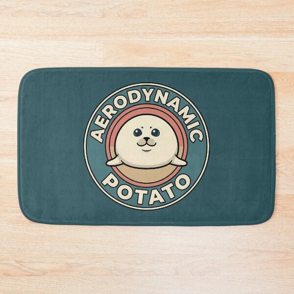Item preview, Aerodynamic Potato Funny Chubby Seal Badge designed and sold by DripCultureLab.