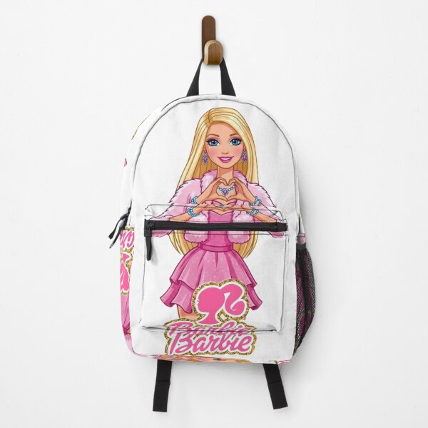 Item preview, Barbie Pink Fashion Doll – Glamorous Pink Dress and Fur Coat Illustration designed and sold by 4U---Store.