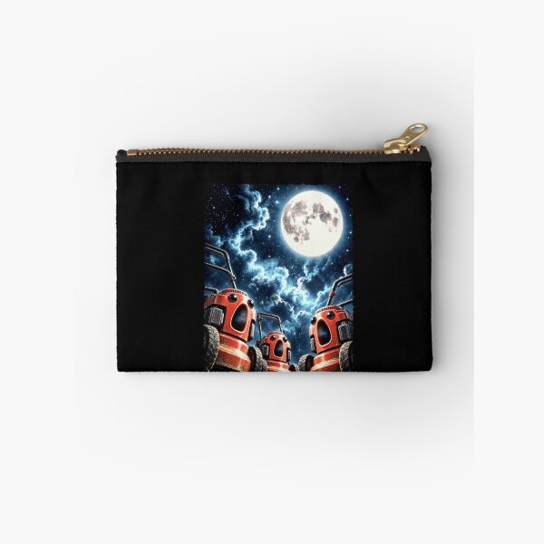 Item preview, Surreal Lawn Mowers Under a Full Moon designed and sold by elderberry.