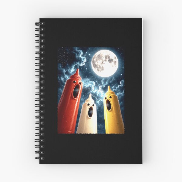 Item preview, Condiment Bottles Under a Full Moon designed and sold by elderberry.