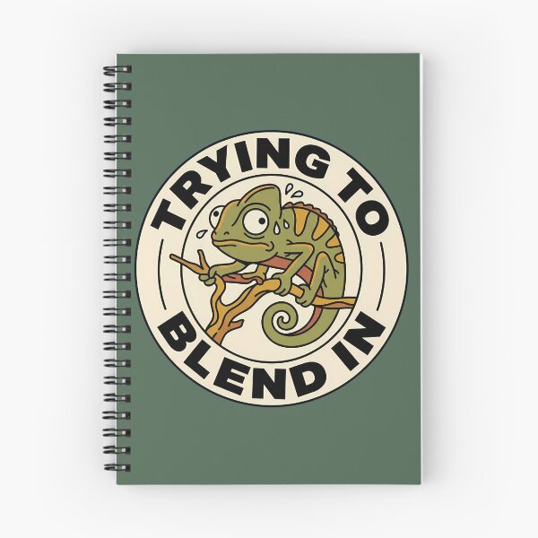 Item preview,  Trying To Blend In Funny Chameleon Badge designed and sold by DripCultureLab.