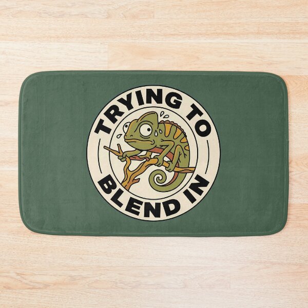 Item preview,  Trying To Blend In Funny Chameleon Badge designed and sold by DripCultureLab.