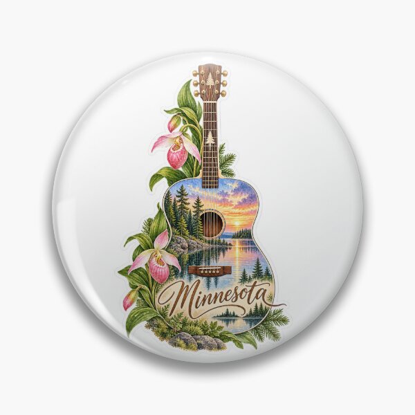 Item preview, Minnesota Northwoods Guitar designed and sold by Whimspired By Paxx.
