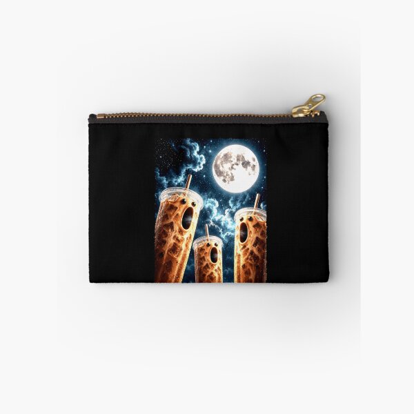 Item preview, Surreal Iced Coffee Cups Under a Full Moon designed and sold by elderberry.