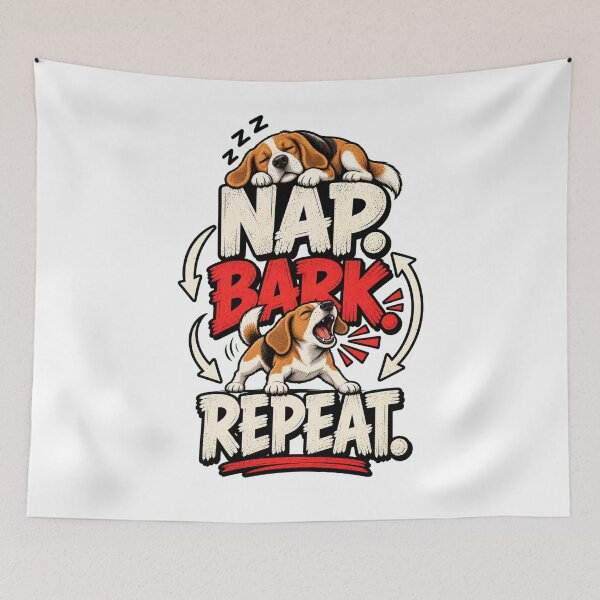 Item preview, Nap Bark Repeat Funny Dog T-Shirt | Dog Lover Shirt | Dog Owner Gift designed and sold by VIBECANVASSHOP .