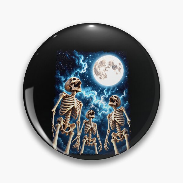 Item preview, Surreal Skeletons Under a Full Moon designed and sold by elderberry.