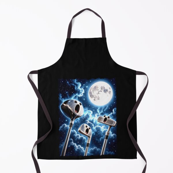 Item preview, Surreal Golf Clubs Under a Full Moon designed and sold by elderberry.