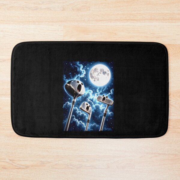 Item preview, Surreal Golf Clubs Under a Full Moon designed and sold by elderberry.