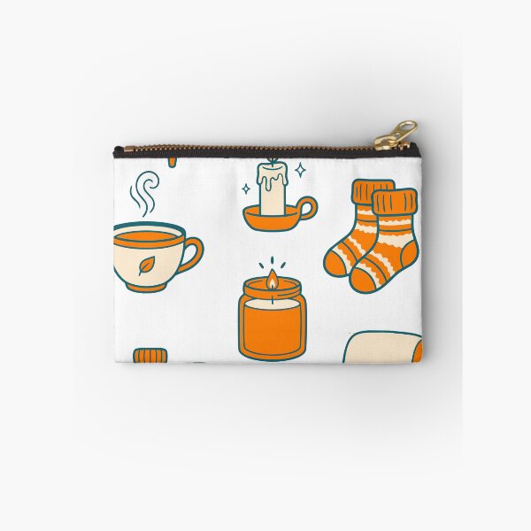 Item preview, Hygge Autumn Home Decor Flat Vector Icon Set with Candle and Blanket designed and sold by NUSA NIPA.