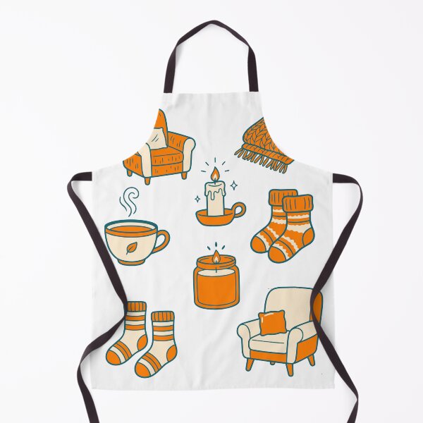 Item preview, Hygge Autumn Home Decor Flat Vector Icon Set with Candle and Blanket designed and sold by NUSA NIPA.