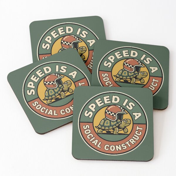 Item preview, Speed Is A Social Construct Turtle Badge designed and sold by DripCultureLab.