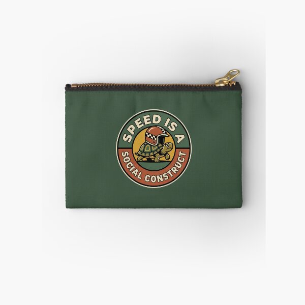 Item preview, Speed Is A Social Construct Turtle Badge designed and sold by DripCultureLab.
