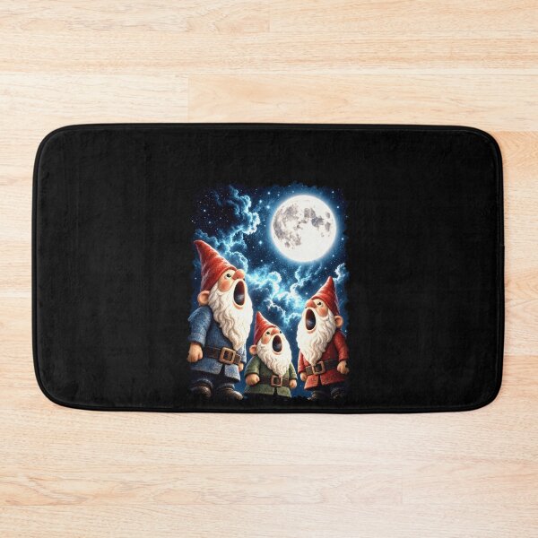 Item preview, Surreal Gnomes Howling Under a Full Moon designed and sold by elderberry.