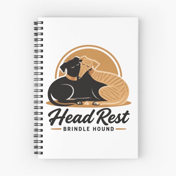 Item preview, Relaxed Brindle Hound Resting Head Artistic Dog Illustration designed and sold by Piiouf.