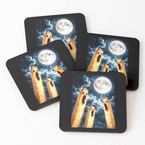 Item preview, Surreal French Fries Under a Full Moon designed and sold by elderberry.