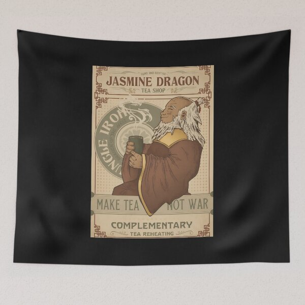 Item preview, Uncle Iroh Make Tea Not War Jasmine Dragon Tea designed and sold by Taraerrell.