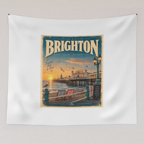 Item preview, Brighton England – Vintage Seaside designed and sold by Fleetwood1994.