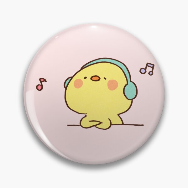 Item preview, Relaxing Chick Listening To Music With Headphones designed and sold by Chunu Doodles.
